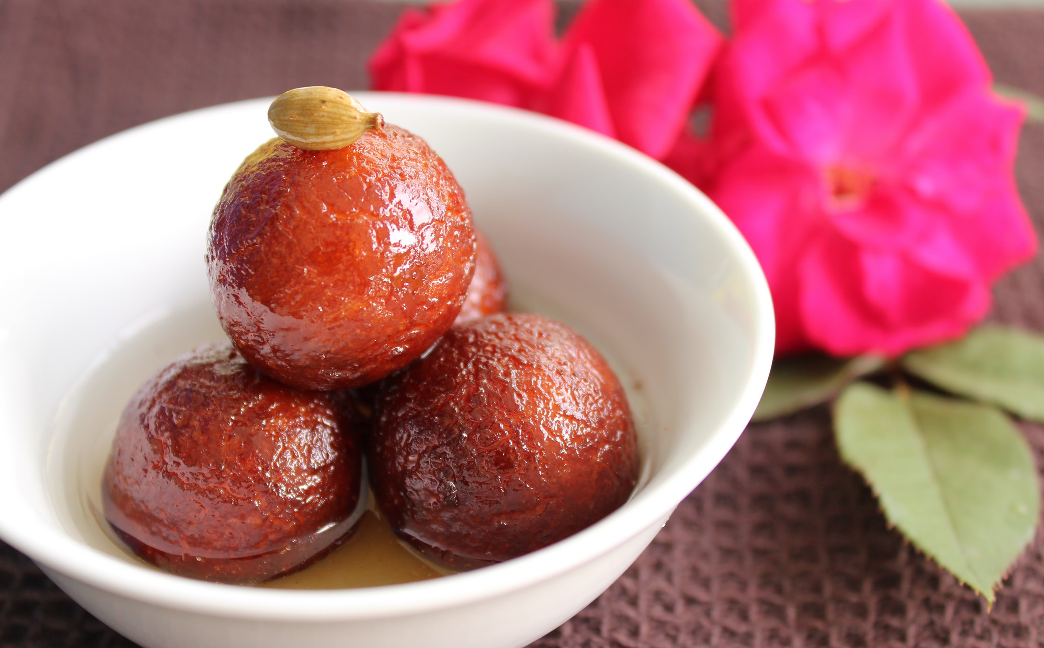 Flickr/Bliss Yoga Plumpy balls lingering in sugary syrup.
